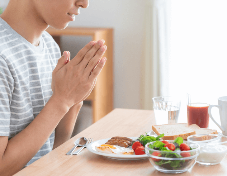 栄養バランスの整った食事