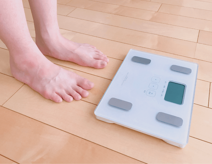 体重を測る